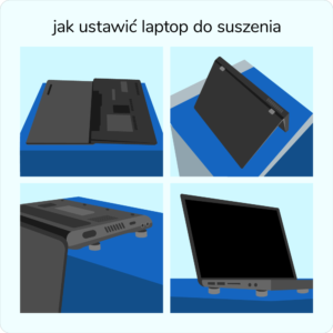 Naprawa laptopów po zalaniu – co robić zanim oddasz do serwisu? | KompuTerra.pl Wrocław 💧